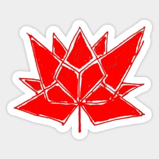 Maple Leaf Sticker